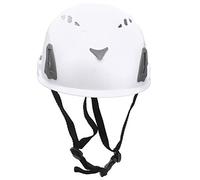 Baxnore D8 Casco da arrampicata su roccia Casco di sicurezza per esterni Casco regolabile per alpinismo PP Materiale EPP Casco protettivo leggero con manopola di regolazione 56 62 (Bianca)