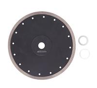Baxnore Disco da taglio circolare diamantato di alta qualità con design a flangia e rete, taglio fluido ed efficiente per marmo, piastrelle, granito e ceramica, 4,5 pollici (confez (230 mm)