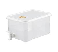 Baxnore Dispenser per bevande in plastica Contenitore per bevande in oro da 3,5 litri con rubinetto per frigorifero Cucina Dispenser di grande capacità per bevande calde fredde lim