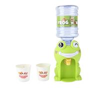 Baxnore Distributore d'acqua Giocattoli Forma carina Facile da usare Versare acqua Facilmente educativo per il turismo picnic Oltre 3 anni Plastica Blu Rosa Colore casuale (Finestra/rana giocosa)