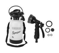Baxnore Doccia da campeggio portatile Pompa per doccia esterna con rilascio manuale automatico della pressione da 5 litri con ugello rotante per animali domestici da viaggio per es