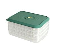 Baxnore Dumpling Box Memoritore multi -strato Eccellente contenitore di alimenti per alimenti per frigorifero organizzando gnocchi verdure frutta materiale pp 30.5x22x14cm
