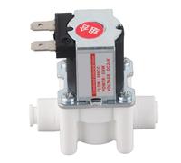 Baxnore Elettrovalvola normalmente chiusa 24 V Valvola per acque reflue 300CC Costruzione in rame per sistemi di depurazione dell'acqua ad osmosi inversa Connessione rapida da 1/4