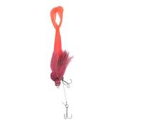 Baxnore Esca morbida da pesca Esca artificiale in silicone con coda a forchetta per ratto per la pesca d'altura in acqua salata