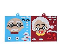 Baxnore Face che prepara il giocattolo Montessori Busy Board Bust Spesse Felt Puzzle Bright Colors Bright Learning Game Game for Kids Education Training Tessuto non tessuto 33x29 8