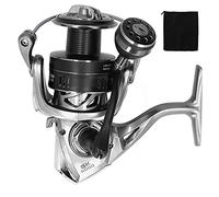Baxnore Fishing Reel GK Serie 4.7: 1 Coppa per filo in metallo rotante Cucina 13+1BB Nessuna bobina di pesca per la pesca in acqua dolce salata con testa di alluminio e corpo in ny (GK5000)