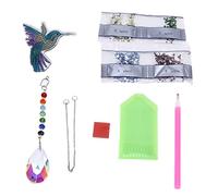Baxnore Forma a forma di fai -da -tetto del kit di pittura di rina con paillettes di resina set di mestieri creativi per la decorazione della parete della finestra del giardino d