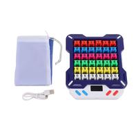 Baxnore Gioco di Sudoku Elettronico Gioco di Logica Portatile con Effetti di Luce Colorati Allenatore di Logica Scheda Sudoku 13500 Puzzle Insegnamento Modalità Sfida a Tempo per V