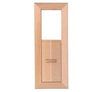 Baxnore Griglia di Ventilazione Regolabile in Legno per Sauna e Bagno Turco. Materiale: Legno Naturale. Dimensioni: 34 x 13 x 1 cm. Struttura Resistente.