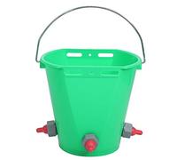 Baxnore HL MP69 Tettarelle Multiple in plastica Secchio per Alimentazione del Latte per Agnello ad Alta capacità da 8 Litri con Scala e valvola di ritegno per bovini o Ovini Alimen (Modello a Tre