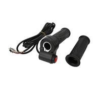 Baxnore Impugnatura per manubrio con comando acceleratore elettrico con interruttore a coltello Identificazione automatica 12V 24V 36V 48V 60V 72V 99V Universale per bici elettrich