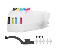 Baxnore Ink Set High Performance Refill Inkjet Printer Replacement Cartridges for Professional Photo Printing Documents Multicolor Magenta Blue Yellow Black 4Pcs Pack (Puntura 13)