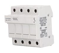 Baxnore Interruttore automatico CC 4P 32A Protezione circuito ad alta tensione ritardante di fiamma Montaggio su guida DIN per sistemi solari Uso industriale Capacità 6 W