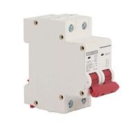 Baxnore Interruttore automatico miniaturizzato CC 2P 20A Isolatore per solare fotovoltaico Protezione del circuito ad alte prestazioni con montaggio su guida DIN per energia solar