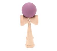 Baxnore Kendama in legno, gioco portatile di alta qualità per l'allenamento della coordinazione occhio-mano, attività divertente e regalo per adulti, ideale per giocare sia all'int (Viola)