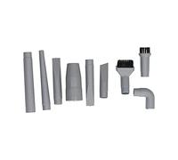 Baxnore Kit di Accessori per aspirapolvere Premium Set di Accessori per spazzole Multiuso da 9 Pezzi per la Pulizia dei di Animali Domestici dell'auto in plastica Resistente Grigi