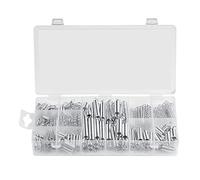 Baxnore Kit di assortimento a molla da 200 pezzi, 20 molle di compressione di estensione con scatola di stoccaggio, hardware in acciaio set per elettronica