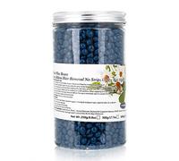 Baxnore Kit di cera depilatoria calda per capelli in chicchi di cera dura per bikini, gambe, braccia, ascelle, depilazione delicata ed efficace con lavanda, cioccolato, camomilla, (Camomilla)