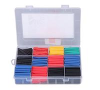 Baxnore Kit di tubi termorestringenti da 800 pezzi Set di manicotti per cavi elettrici isolati per giunzioni di cavi Progetti fai-da-te in diverse dimensioni e colori con scatola d