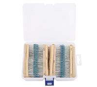 Baxnore Kit resistore a film metallico da 3120 pezzi 156 valori 1/4W Resistori assortiti ad alta precisione per progetti elettronici Riparazioni fai da te Componenti in lega d'arge