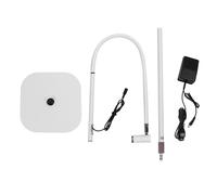 Baxnore Lampada da terra per unghie a collo di cigno 6W Dimmerabile Zoomabile LED Messa a fuoco regolabile Lampada polimerizzante Smalto per unghie in gel per estensioni delle cigl