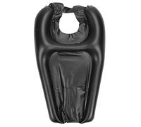 Baxnore Lavabo portatile per capelli, ciotola per shampoo gonfiabile rapida, per viaggi di cura a letto, campeggio, PVC nero