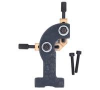 Baxnore Lunetta fissa per mini tornio Telaio di supporto centrale per tornio in metallo di grado professionale con rivestimento antiruggine per mini torni 0618 CJ28A CJ18 CJ0618A 7