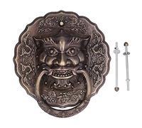 Baxnore Manico a margine della porta in ottone, hardware a trazione porta per porte d'ingresso del cancello, manico in metallo martellato antico pesante con finitura, accessorio es