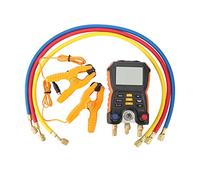 Baxnore Manometro digitale per refrigerazione HVAC Tester di temperatura e pressione 2 in 1 con 83 opzioni di refrigerante per manutenzione AC e diagnostica di