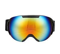Baxnore Maschere da sci e snowboard premium con lenti antiappannamento a doppio strato Protezione Maschere da neve con ampia visuale per uomini e donne Appassionati di sport invern (Rossa)