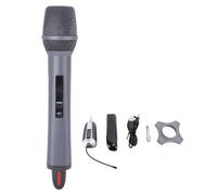 Baxnore Microfono Wireless Dynamic Cordless Karaoke Mic System Alta Ritiro Sensibilità Sovraccarico Protezione Metallo Solido Costruzione per Live Performances e Discorsi