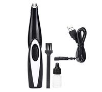 Baxnore Mini tagliaunghie elettrico professionale per animali domestici, sicuro e indolore, strumento per la cura degli artigli, per gatti, cani, piccoli animali, plastica nera, 6