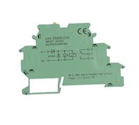 Baxnore Modulo relè a stato solido DC 6A Terminale super sottile con contatto AgCdO 250D61Z24 per Phoenix Contact 2964500 Sostituzione larghezza 6,2 mm