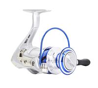 Baxnore Mulinello da spinning professionale Mulinello da pesca con frizione anteriore posteriore Bilanciere pieghevole per carichi pesanti Attrezzo da pesca in acqua salata in meta (AL6000)