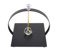 Baxnore Napkin Holder with Center Bar Iron Tabletop Napkin Dispenser with Arc Handle Space Saving Design for Kitchen Restaurant Hotel Cafe Home Dining (Nera)