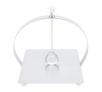 Baxnore Napkin Holder with Center Bar Iron Tabletop Napkin Dispenser with Arc Handle Space Saving Design for Kitchen Restaurant Hotel Cafe Home Dining (Argento)