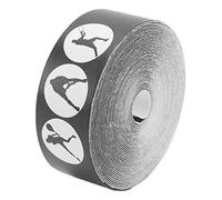 Baxnore Nastro per la Testa della Racchetta Adesivo Protettivo in PU AntiGraffio per la Testa della Racchetta da Tennis per Sport Resistente Leggero Larghezza 24 mm Lunghezza 5 m (Nero)