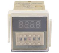 Baxnore O111ROM DH48S2Z Display LCD Relè temporizzato digitale Interruttore ritardato da 0,01 S a 99H99M Regolabile con codice di selezione per cartelloni pubblicitari esterni Offi (380 V CA)