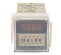 Baxnore O111ROM DH48S2Z Display LCD Relè temporizzato digitale Interruttore ritardato da 0,01 S a 99H99M Regolabile con codice di selezione per cartelloni pubblicitari esterni Offi (220 V CA)