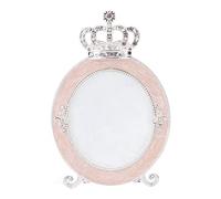 Baxnore Palette per Nail Art a Forma di Corona - Piastra per la Miscelazione dei Colori - Superficie Liscia, Multifunzionale e Resistente - Tavolozza per Smalti Ideale per Saloni e (Argento)