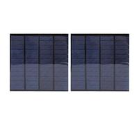 Baxnore Pannello solare in polisilicio ad alta efficienza da 2 pezzi 12V 150mA con cavo da 1M per luci solari Caricabatterie per telefoni Progetti fai da te Uso esterno Design comp