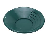 Baxnore Pentola Rotonda per Oro da 350 mm, ABS Verde, Strumento di classificazione Manuale per Lavaggio dell'oro, per Principianti, Estrazione dell'oro nei fiumi, Montagne, ruscell