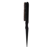 Baxnore Pettine professionale per stuzzicare i capelli Pettine per styling per salone Uso domestico Capelli lunghi e corti Creazione di volume Districante in plastica Rosa Rosso Ne (Nera)