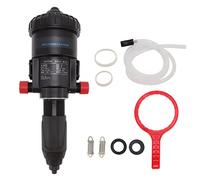 Baxnore Pompa dosatrice proporzionale per Fertilizzante Dispenser Automatico di liquidi Rapporto Regolabile 1-6% per irrigazione agricola Orticoltura Materiale PP Nero 41x17 cm