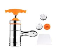 Baxnore Pressa per pasta manuale in acciaio inossidabile per pasta con 3 utensili da per pasta fatta a mano, fettuccine e spaghetti fatti in casa