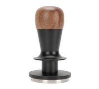 Baxnore Pressino caffè professionale a pressione costante con feedback sonoro Base filettata in legno di noce Acciaio inossidabile Pressino per caffè espresso per e uso domestico (58MM)