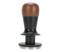 Baxnore Pressino caffè professionale a pressione costante con feedback sonoro Base filettata in legno di noce Acciaio inossidabile Pressino per caffè espresso per e uso domestico (53MM)