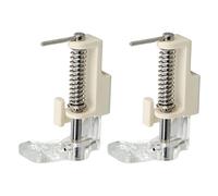 Baxnore Professional Motion Quilting Set Set in acciaio inossidabile a molla caricata Clear View Accessori del piede per macchine da cucitura 2pc per quilrs Stillors fai da te Cra