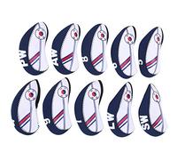 Baxnore Protettori del club elastico in neoprene elastici premium set da golf con club di ferro da golf mixando il design della bandiera nazionale della Corea durevole e facile da