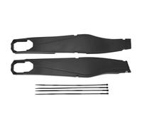 Baxnore Protezione per forcellone Sinistra Destra Coppia Resistente ABS Copertura per braccio oscillante per moto Riduzione delle vibrazioni per EXC EXCF XCW XCWF TC FC TE FE 2012 (Nero satinato)
